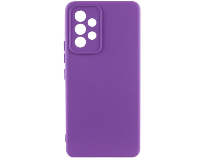 Чехол-силикон Lakshmi Full Camera Samsung A73 5G (Фиолетовый/ Purple)