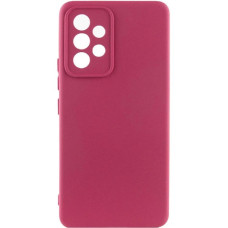 Чехол-силикон Lakshmi Full Camera Samsung A73 5G (Бордовый / Marsala)