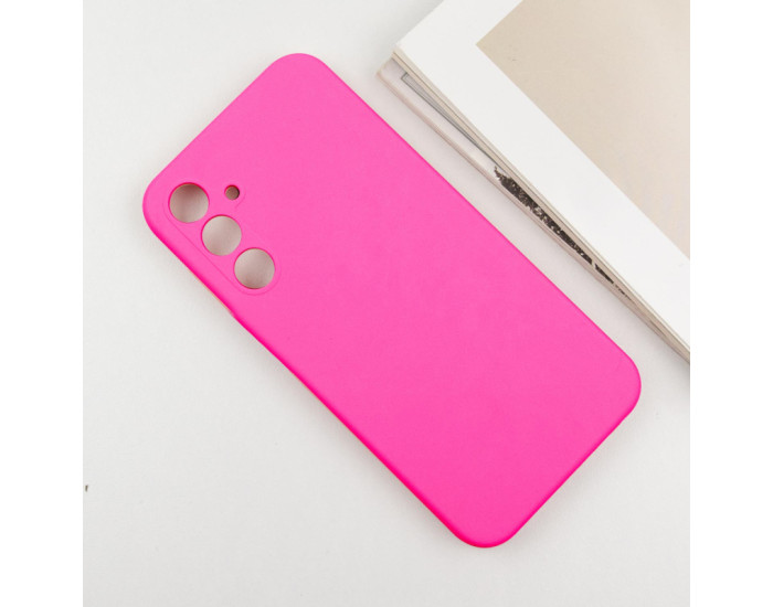 Чехол-силикон Lakshmi Full Camera Samsung A35 (Розовый / Barbie Pink)