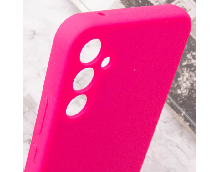 Чехол-силикон Lakshmi Full Camera Samsung A35 (Розовый / Barbie Pink)