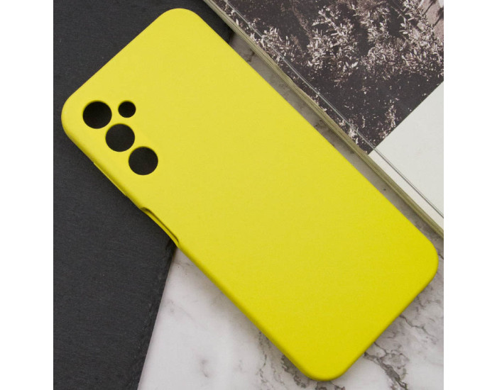 Чохол-силікон Lakshmi Full Camera Samsung A14 4G/5G /M14 5G (Жовтий / Yellow)