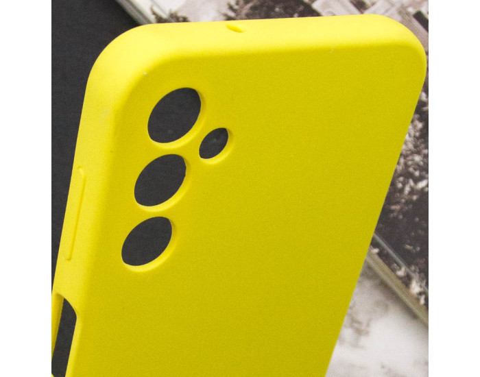 Чохол-силікон Lakshmi Full Camera Samsung A14 4G/5G /M14 5G (Жовтий / Yellow)