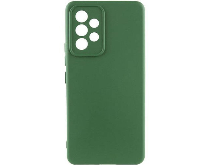 Чехол-силикон Lakshmi Full Camera Samsung A13 4G (Зеленый / Dark green) 