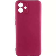 Чехол-силикон Lakshmi Full Camera Samsung A04е, бордовый
