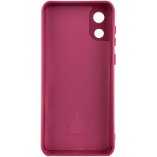 Чехол-силикон Lakshmi Full Camera Samsung A032 Galaxy A03 Core (Бордовый / Marsala)