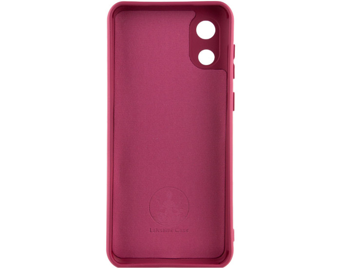 Чехол-силикон Lakshmi Full Camera Samsung A032 Galaxy A03 Core (Бордовый / Marsala)