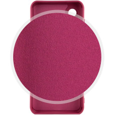 Чехол-силикон Lakshmi Full Camera Samsung A032 Galaxy A03 Core (Бордовый / Marsala)