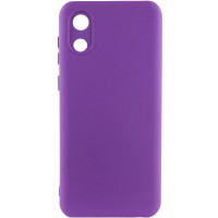 Чехол-силикон Lakshmi Full Camera Samsung A032 Galaxy A03 Core (Фиолетовый / Purple)
