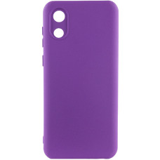 Чехол-силикон Lakshmi Full Camera Samsung A032 Galaxy A03 Core (Фиолетовый / Purple)