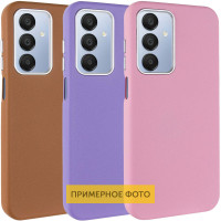 Чехол-силикон Leather Case Metal Buttons Samsung S24 Ultra, Black
