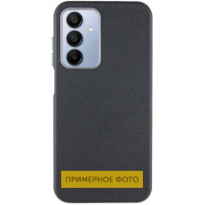 Чехол-силикон Leather Case Metal Buttons Samsung S24 Ultra, Black
