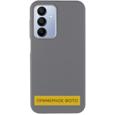 Чехол-силикон Leather Case Metal Buttons Samsung S24 Ultra, Titanium gray