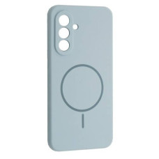 Чехол-силикон Luxury + MagSafe Samsung A17, голубой