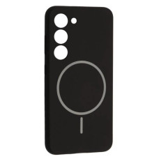 Чехол-силикон Luxury + MagSafe Samsung S23, Black