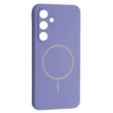 Чехол-силикон Luxury + MagSafe Samsung S23 FE, Elegant purple