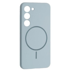 Чехол-силикон Luxury + MagSafe Samsung S23, Sky blue