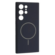 Чехол-силикон Luxury + MagSafe Samsung S23 Ultra, Midnight blue