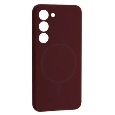 Чехол-силикон Luxury + MagSafe Samsung S23+/S23 Plus, Plum