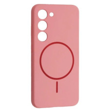 Чехол-силикон Luxury + MagSafe Samsung S23+/S23 Plus, Rose pink