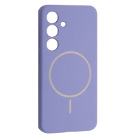 Чохол-силікон Luxury + MagSafe Samsung S24, Elegant purple