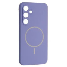 Чехол-силикон Luxury + MagSafe Samsung S24 FE, Elegant purple