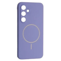 Чехол-силикон Luxury + MagSafe Samsung S24+/S24 Plus, Elegant purple