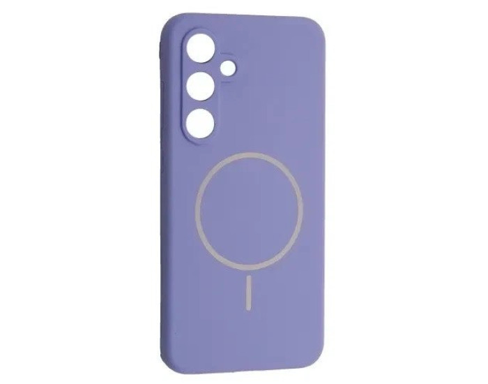 Чехол-силикон Luxury + MagSafe Samsung S24+/S24 Plus, Elegant purple