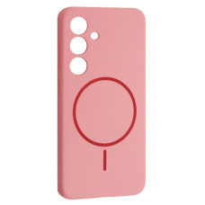 Чехол-силикон Luxury + MagSafe Samsung S24+/S24 Plus, Rose pink