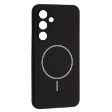 Чехол-силикон Luxury + MagSafe Samsung S25, Black