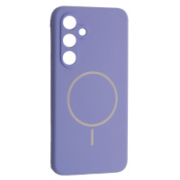 Чехол-силикон Luxury + MagSafe Samsung S25, Elegant purple