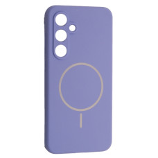 Чехол-силикон Luxury + MagSafe Samsung S25, Elegant purple