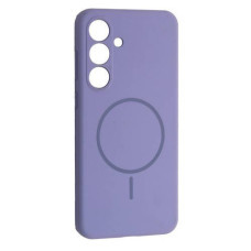 Чехол-силикон Luxury + MagSafe Samsung S25 FE, Elegant purple