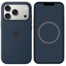 Чохол-силікон оригінал Full Soft Matte with MagSafe and Animation iPhone 17 Pro Max, Midnight (пошкоджена упаковка)
