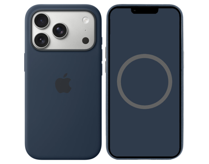 Чохол-силікон оригінал Full Soft Matte with MagSafe and Animation iPhone 17 Pro Max, Midnight (пошкоджена упаковка)