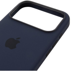 Чехол-силикон оригинал Full Soft Matte with MagSafe and Animation iPhone 17 Pro Max, Midnight (поврежденная упаковка)