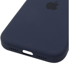 Чехол-силикон оригинал Full Soft Matte with MagSafe and Animation iPhone 17 Pro Max, Midnight (поврежденная упаковка)