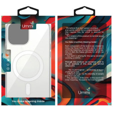 Чехол-силикон Ummi Transparent with MagSafe iPhone 13, прозрачный
