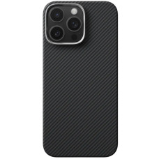 Чохол-силікон Carbon Protection Slim (MagSafe) iPhone 14 Pro, чорний (М'ята упаковка)