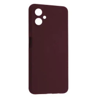 Чехол-силикон Luxury Samsung A06 (A065) Marsala