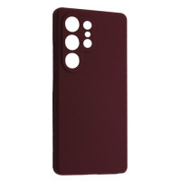Чехол-силикон Luxury Samsung S25 Ultra, Marsala