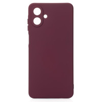 Чохол-силікон Luxury Samsung A07 4G, Marsala