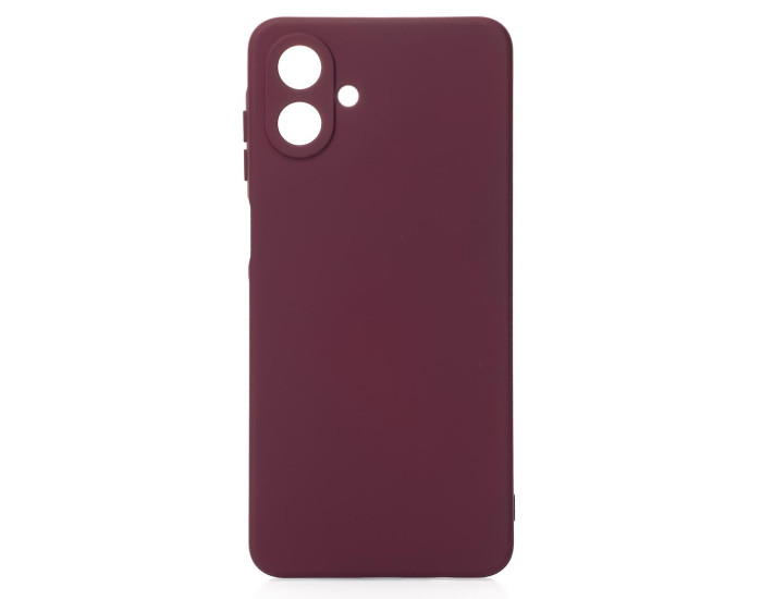 Чехол-силикон Luxury Samsung A07 4G, Marsala