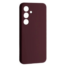 Чехол-силикон Luxury Samsung S24 Plus, Marsala