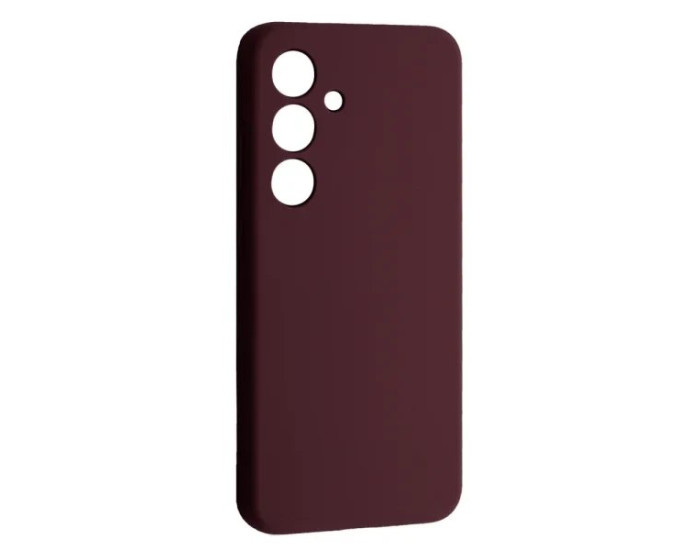 Чехол-силикон Luxury Samsung S24 Plus, Marsala