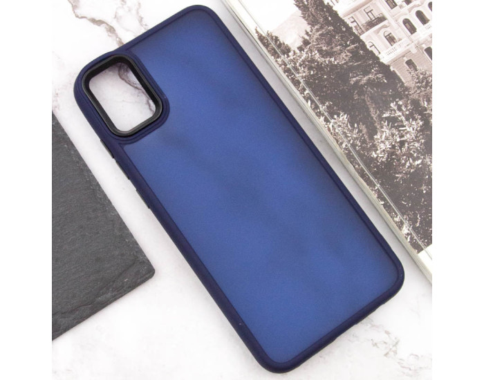Чехол-силикон Lyon Frosted Samsung A05, Navy blue