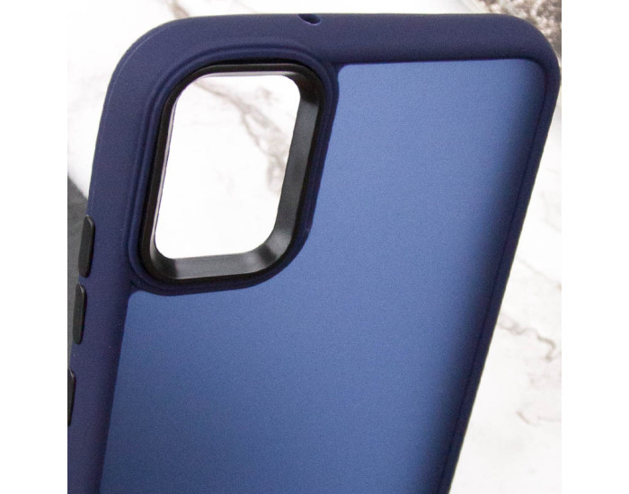 Чехол-силикон Lyon Frosted Samsung A05, Navy blue