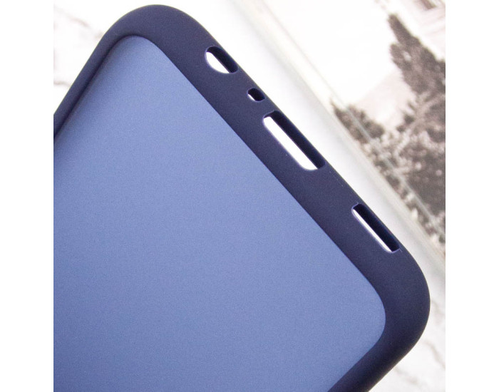 Чехол-силикон Lyon Frosted Samsung A05, Navy blue