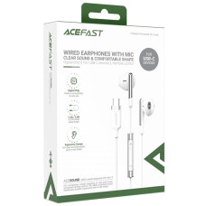Навушники Acefast L3 Type-C 1.2m, Білі