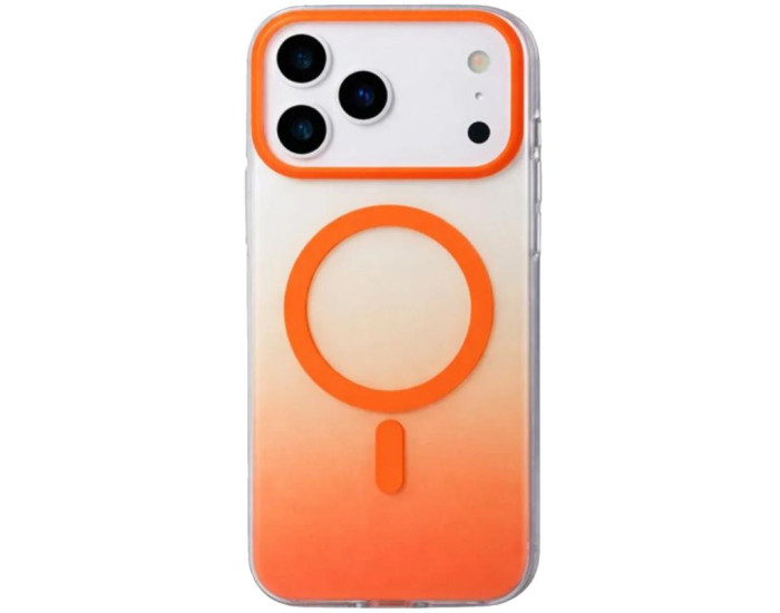 Чохол-силікон Phantom with MagSafe iPhone 17 Pro, Помаранчевий