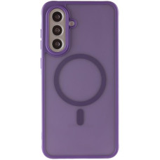 Чехол-силикон TPU Bloom with MagSafe Samsung A36 5G /A56 5G, фиолетовый
